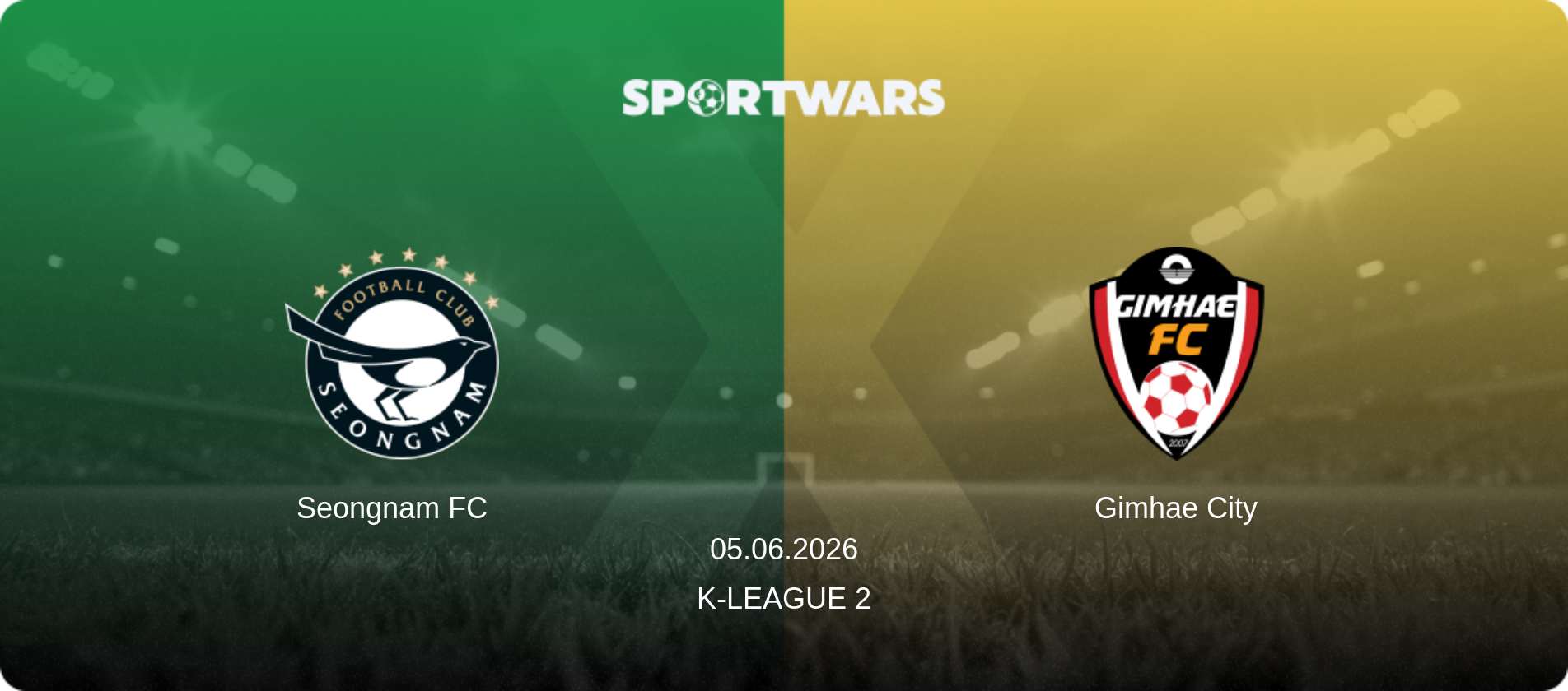 Seongnam FC — Gimhae City, 05.06.2026 — K-League 2 (match preview)