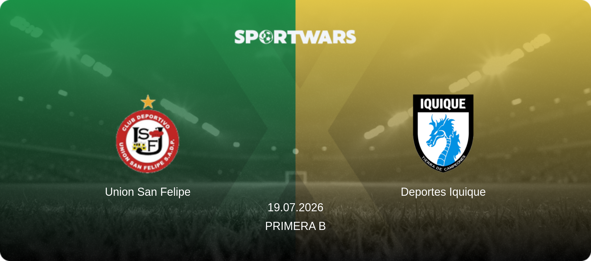 Union San Felipe — Deportes Iquique, 19.07.2026 — Primera B (match preview)