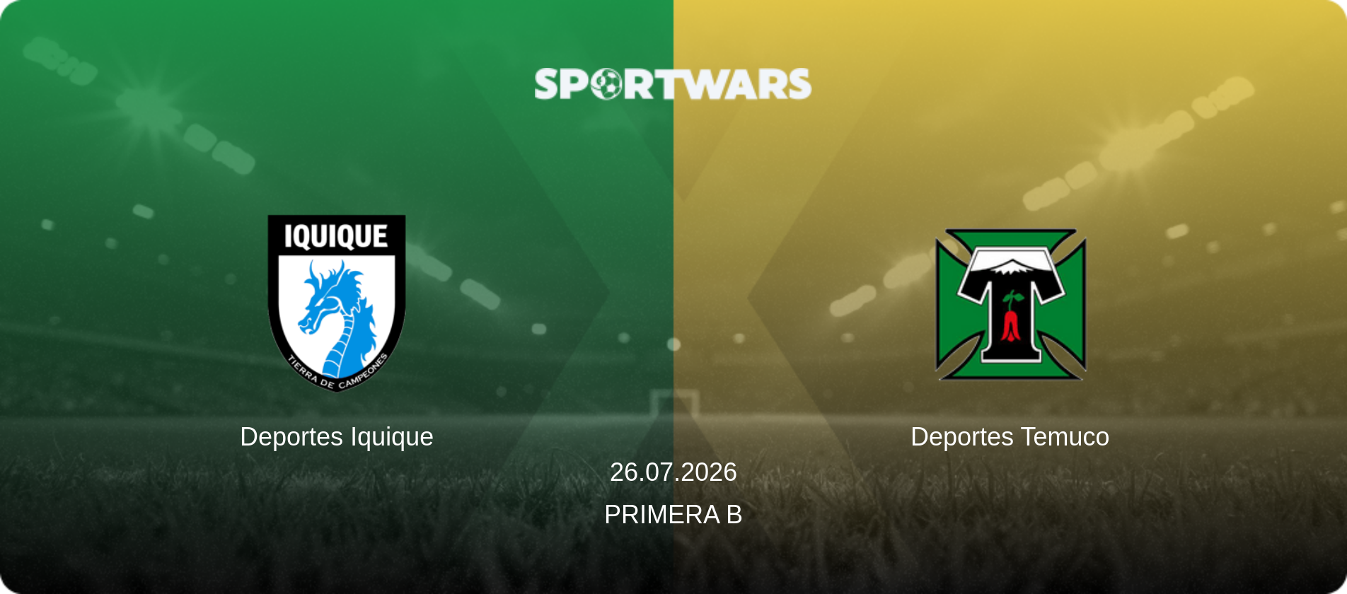 Deportes Iquique — Deportes Temuco, 26.07.2026 — Primera B (match preview)
