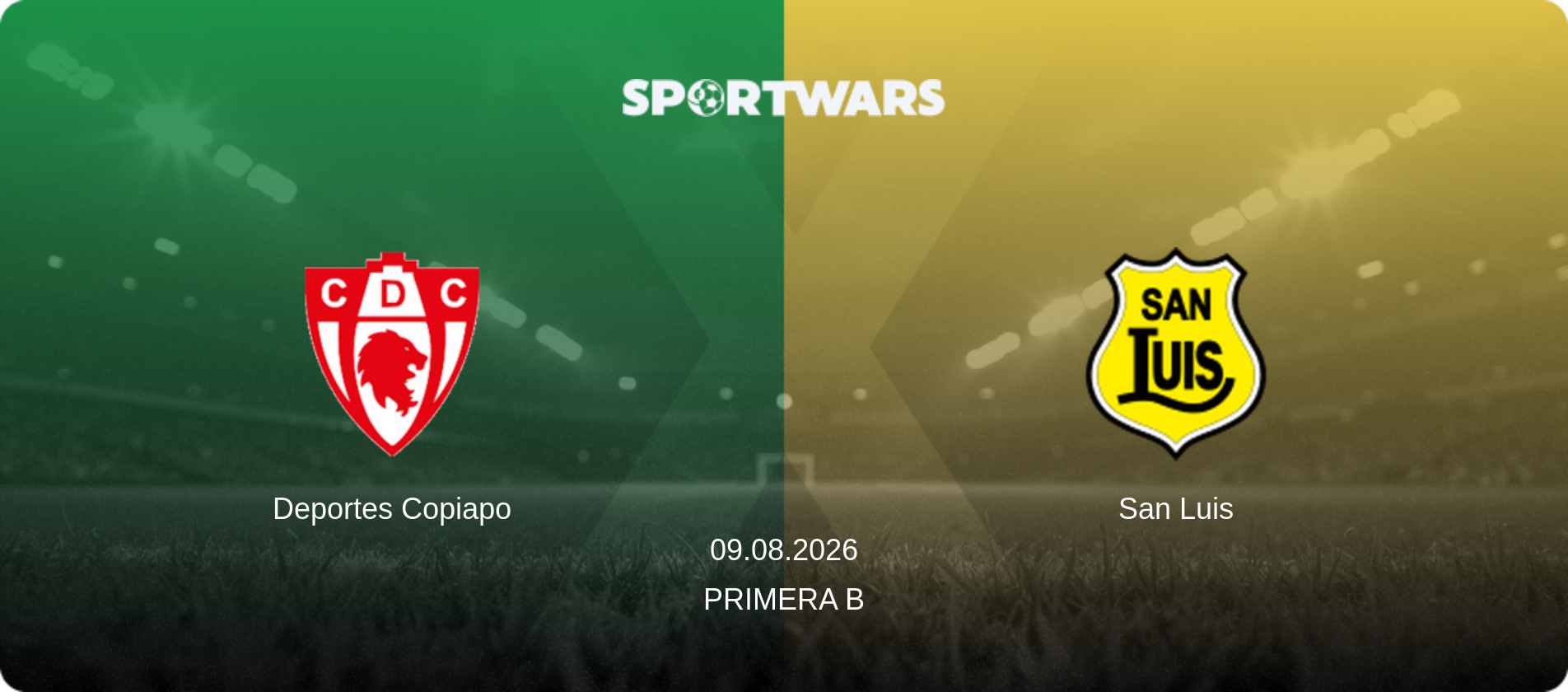 Deportes Copiapo — San Luis, 09.08.2026 — Primera B (match preview)
