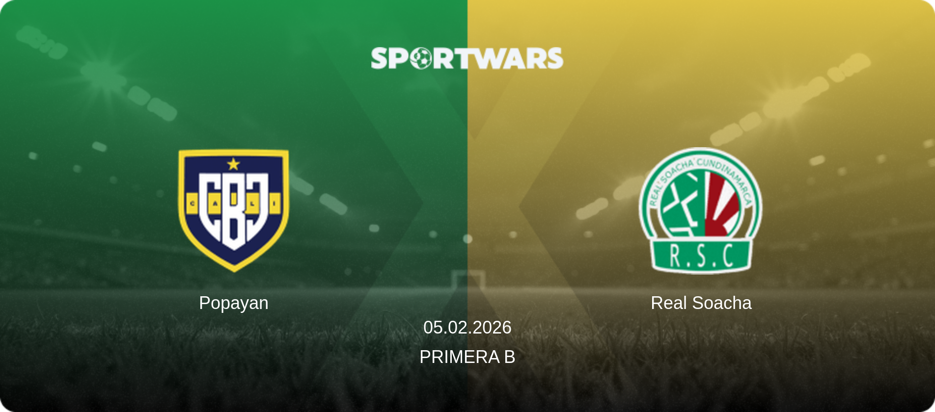Popayan — Real Soacha, 05.02.2026 — Primera B (match preview)