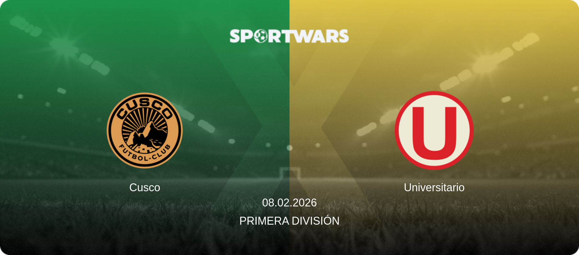 Cusco — Universitario, 08.02.2026 — Primera División (match preview)