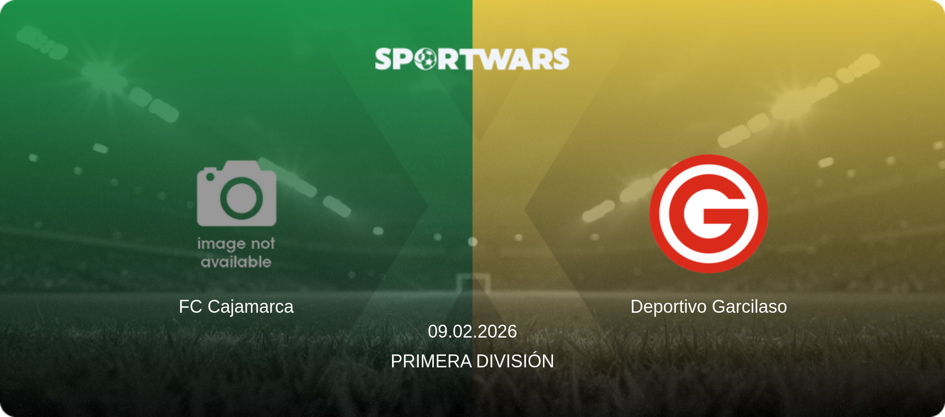 FC Cajamarca — Deportivo Garcilaso, 09.02.2026 — Primera División (match preview)