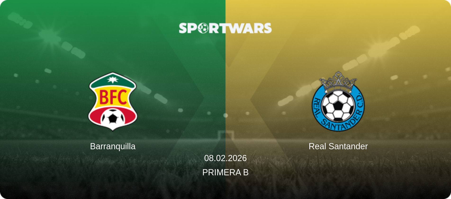 Barranquilla — Real Santander, 08.02.2026 — Primera B (match preview)