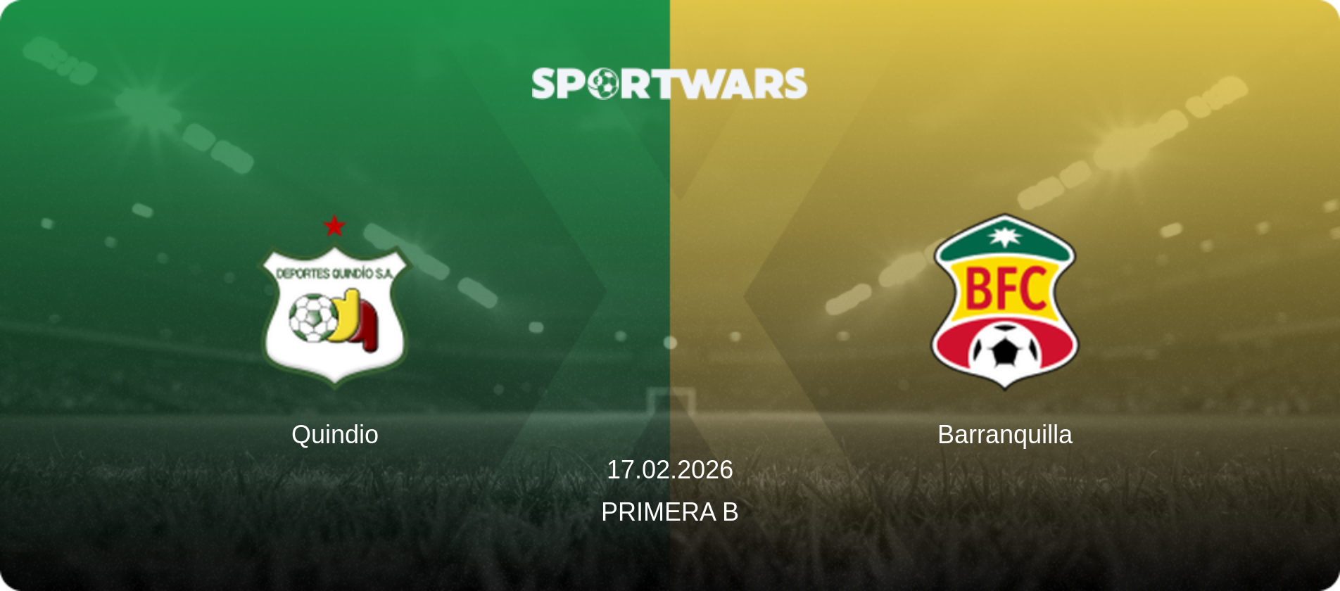 Quindio — Barranquilla, 17.02.2026 — Primera B (match preview)
