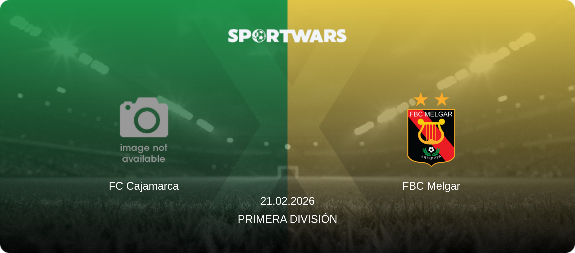 FC Cajamarca — FBC Melgar, 21.02.2026 — Primera División (match preview)