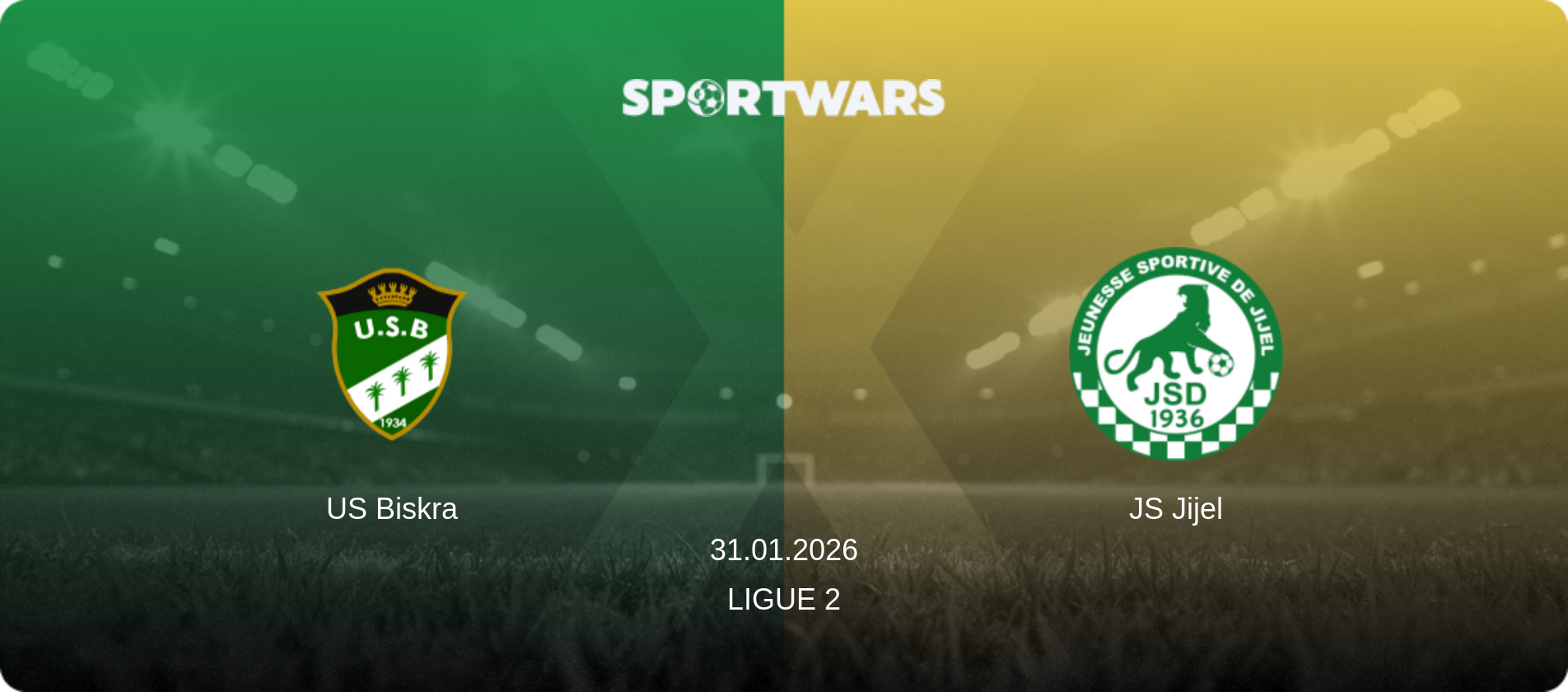 US Biskra — JS Jijel, 31.01.2026 — Ligue 2 (match preview)