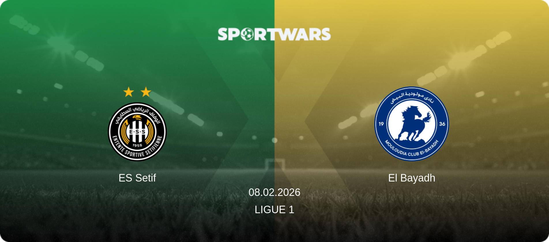 ES Setif — El Bayadh, 08.02.2026 — Ligue 1 (match preview)