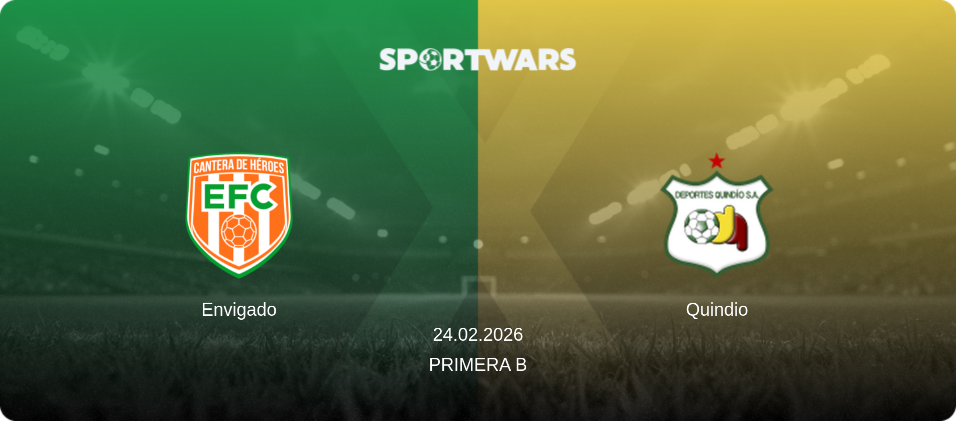 Envigado — Quindio, 24.02.2026 — Primera B (match preview)