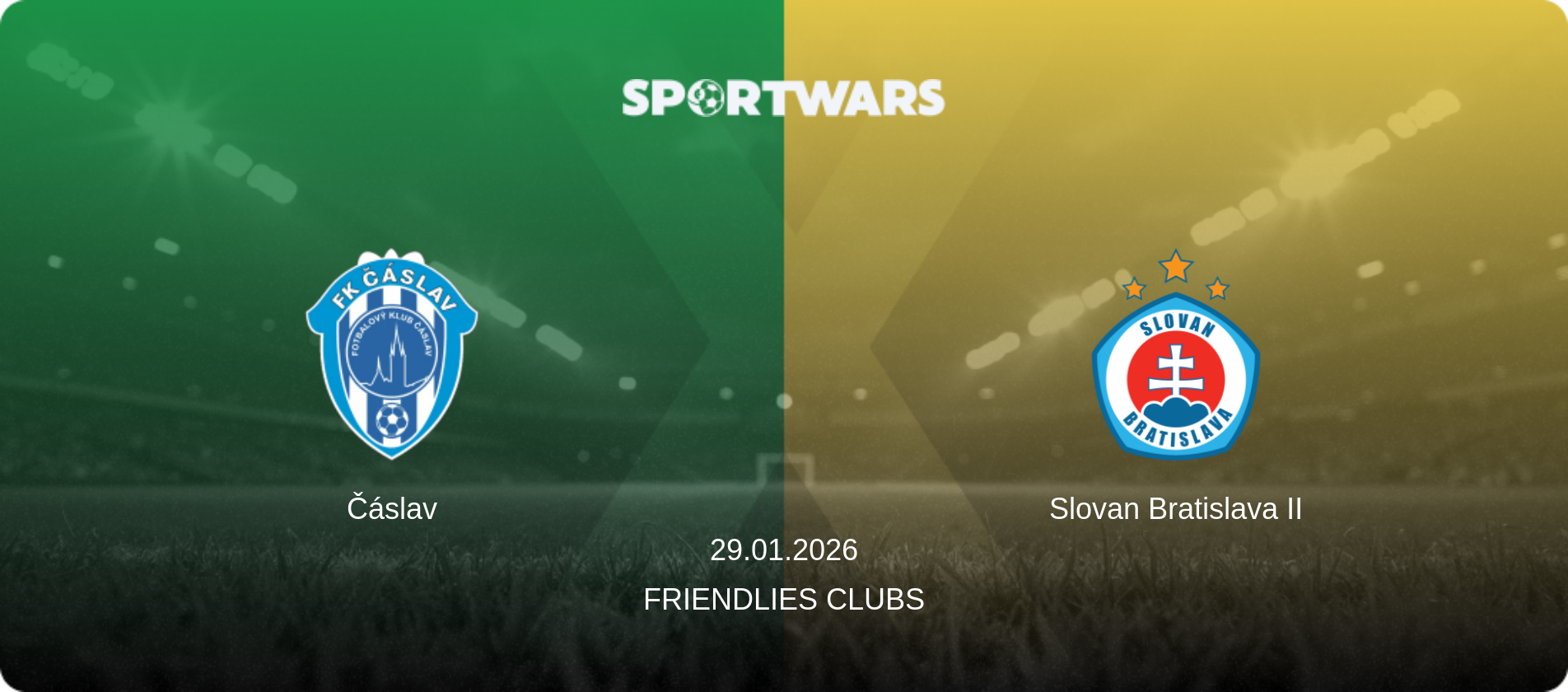 Čáslav — Slovan Bratislava II, 29.01.2026 — Friendlies Clubs (match preview)