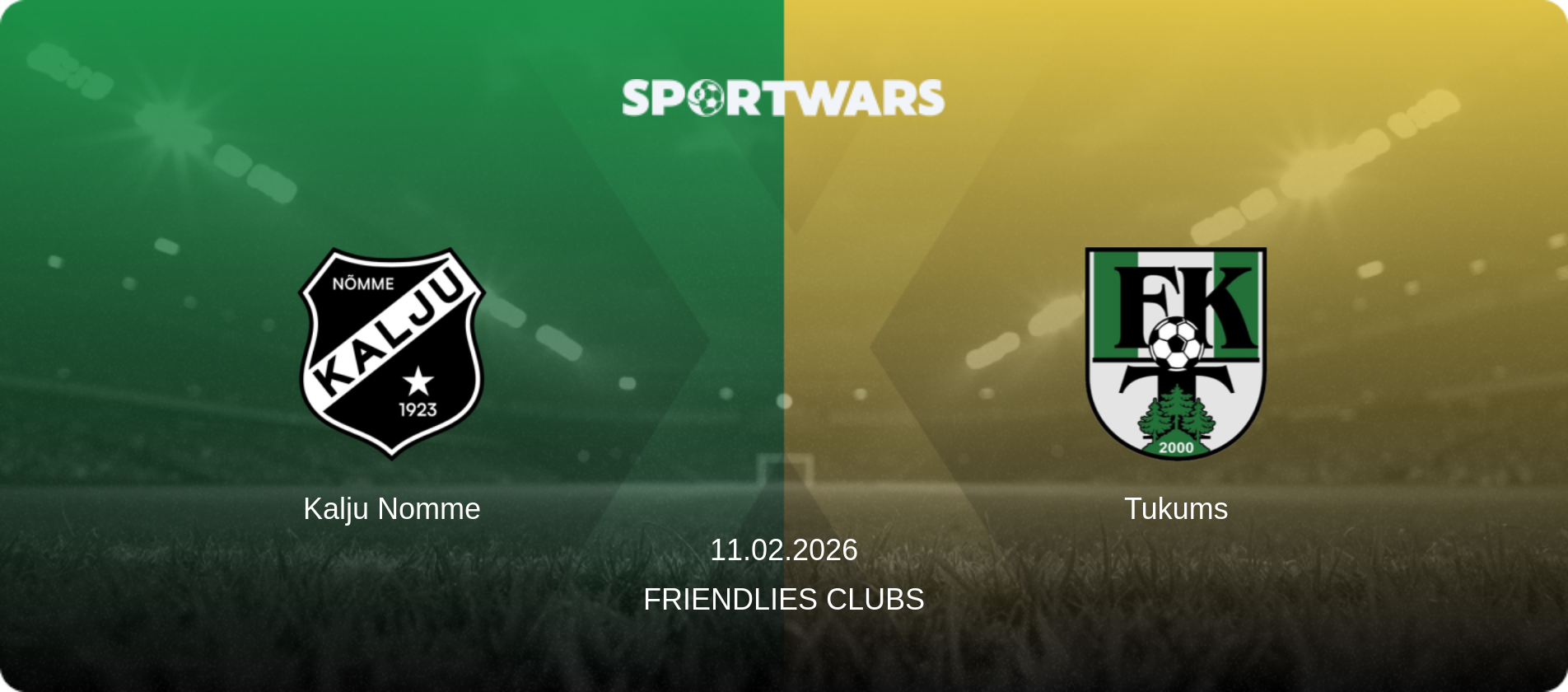 Kalju Nomme — Tukums, 11.02.2026 — Friendlies Clubs (match preview)