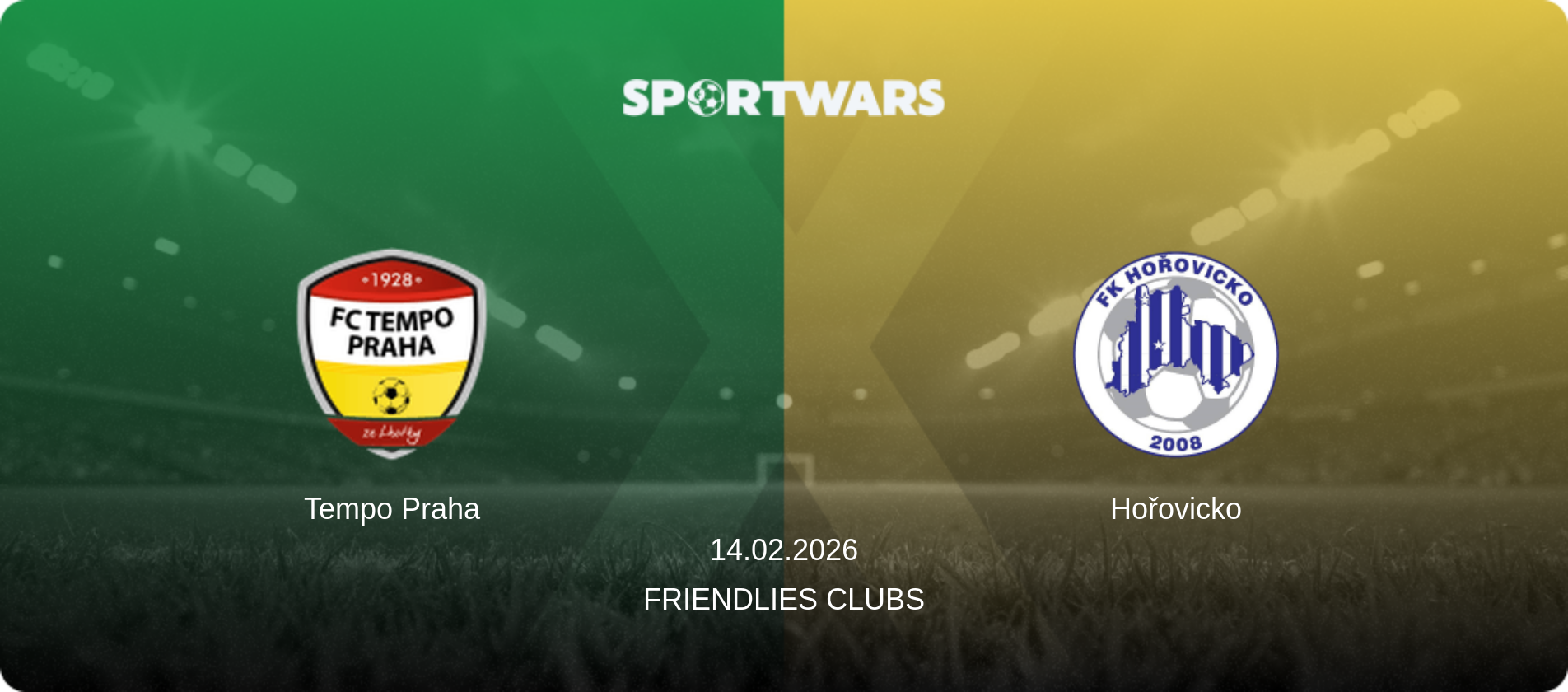 Tempo Praha — Hořovicko, 14.02.2026 — Friendlies Clubs (match preview)