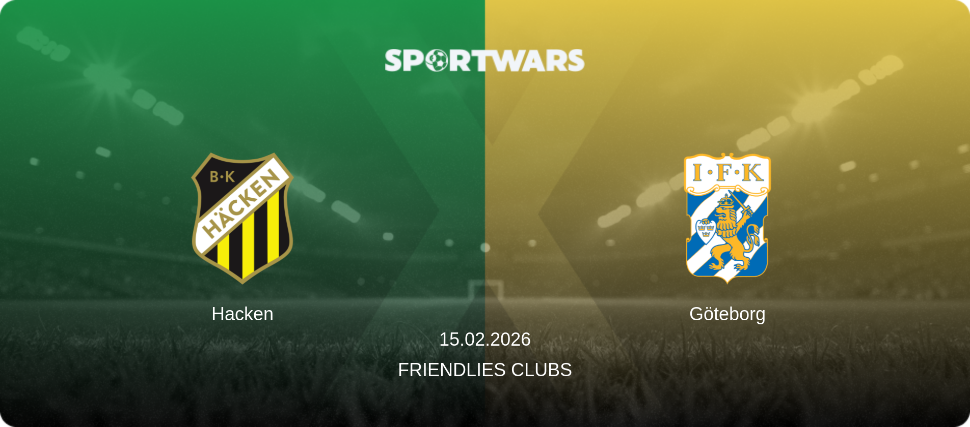 Hacken — Göteborg, 15.02.2026 — Friendlies Clubs (match preview)