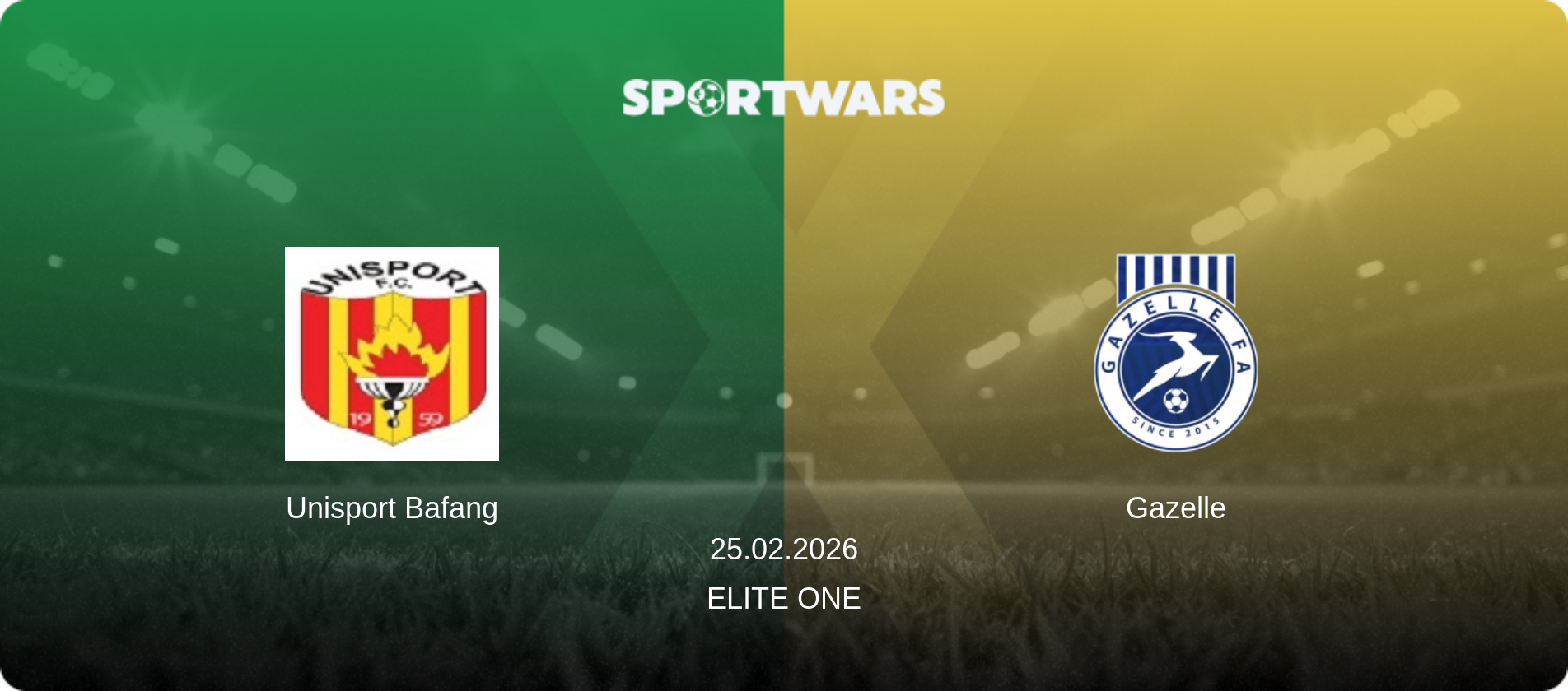 Unisport Bafang — Gazelle, 25.02.2026 — Elite One (match preview)