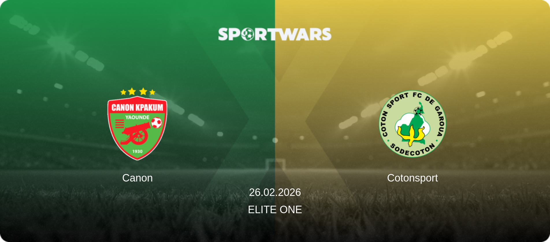 Canon — Cotonsport, 26.02.2026 — Elite One (match preview)