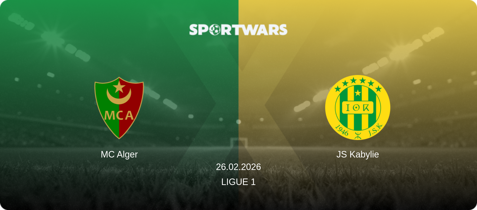 MC Alger — JS Kabylie, 26.02.2026 — Ligue 1 (match preview)
