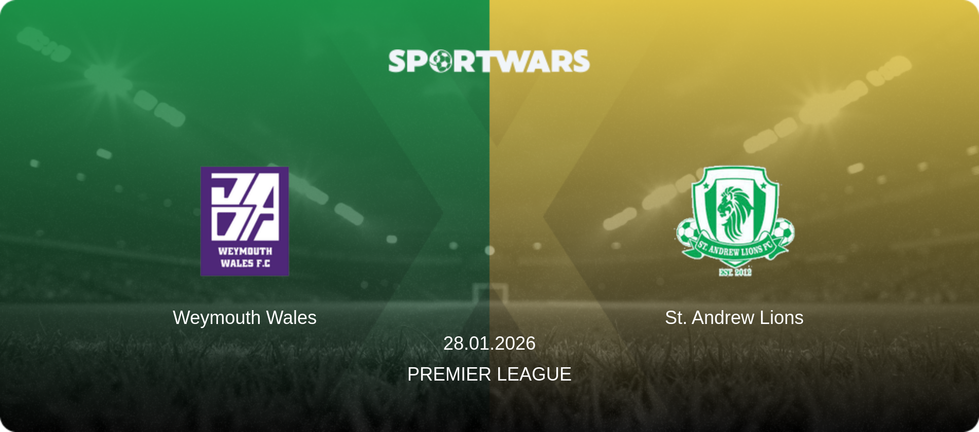 Weymouth Wales — St. Andrew Lions, 28.01.2026 — Premier League (match preview)
