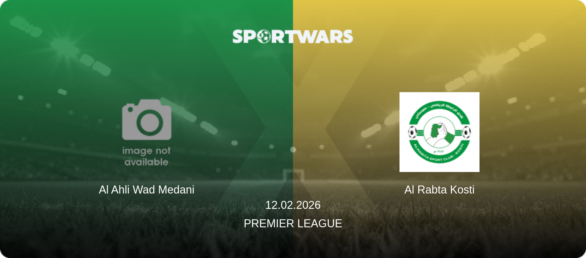 Al Ahli Wad Medani — Al Rabta Kosti, 12.02.2026 — Premier League (match preview)
