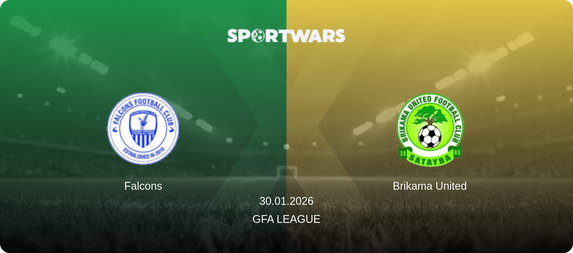 Falcons — Brikama United, 30.01.2026 — GFA League (match preview)