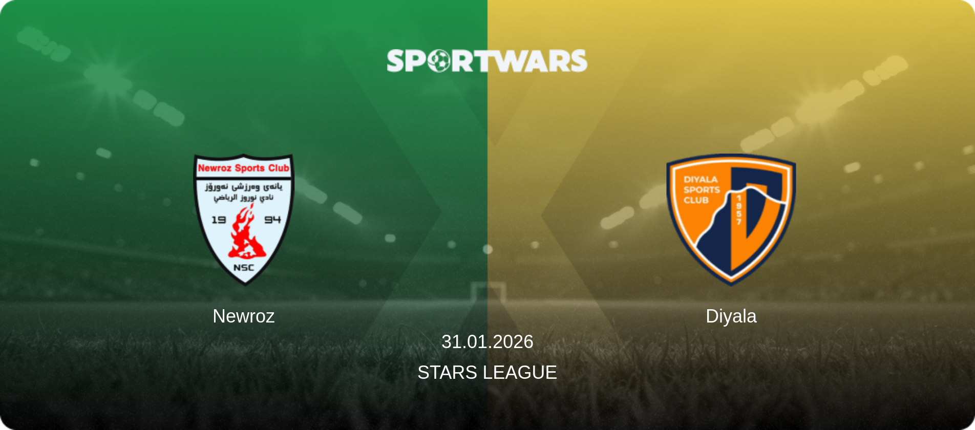 Newroz — Diyala, 31.01.2026 — Stars League (match preview)