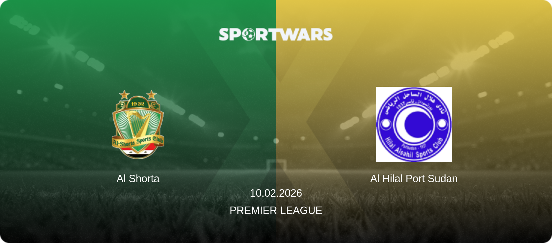Al Shorta — Al Hilal Port Sudan, 10.02.2026 — Premier League (match preview)