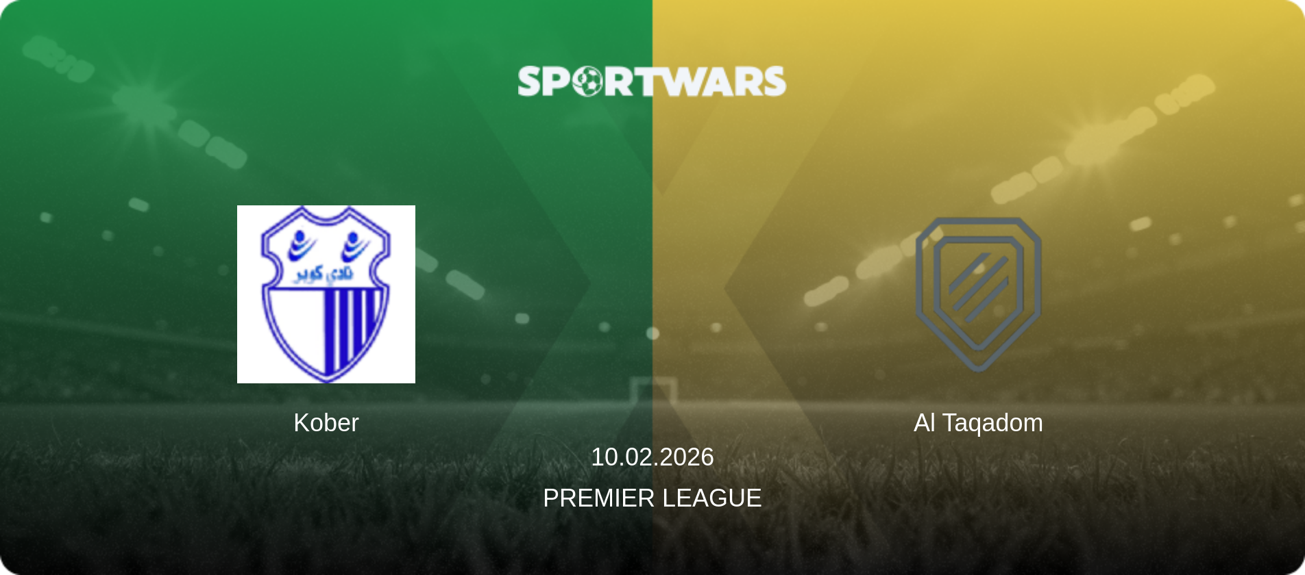 Kober — Al Taqadom, 10.02.2026 — Premier League (match preview)