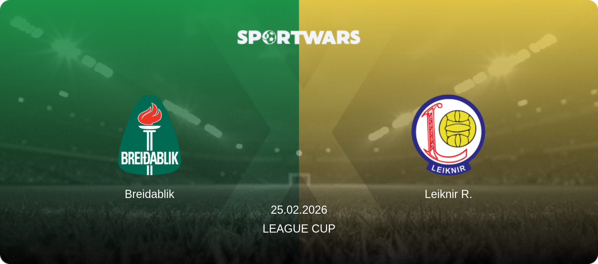 Breidablik — Leiknir R., 25.02.2026 — League Cup (match preview)