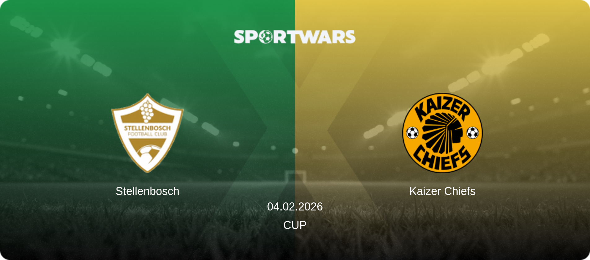 Stellenbosch — Kaizer Chiefs, 04.02.2026 — Cup (match preview)