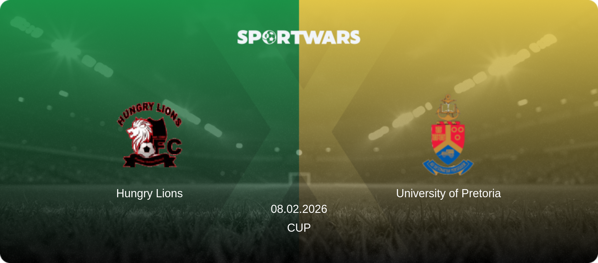 Hungry Lions — University of Pretoria, 08.02.2026 — Cup (match preview)