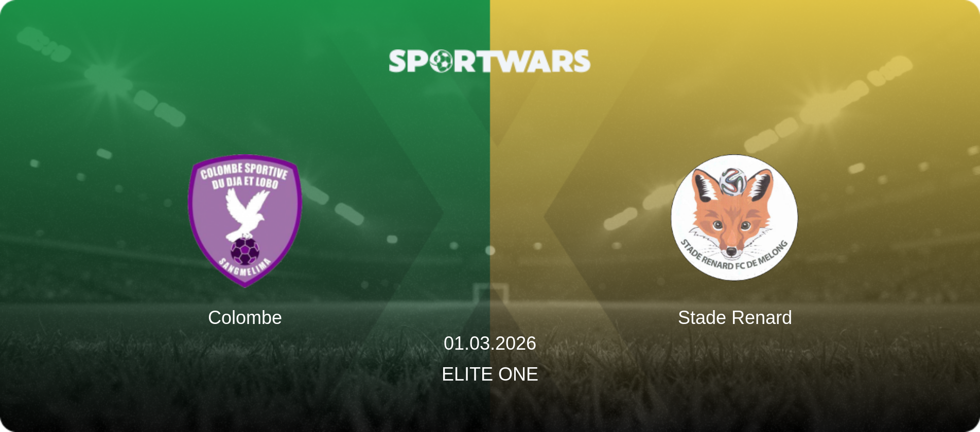 Colombe — Stade Renard, 01.03.2026 — Elite One (match preview)