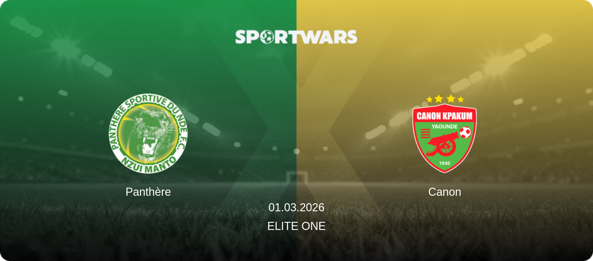 Panthère — Canon, 01.03.2026 — Elite One (match preview)