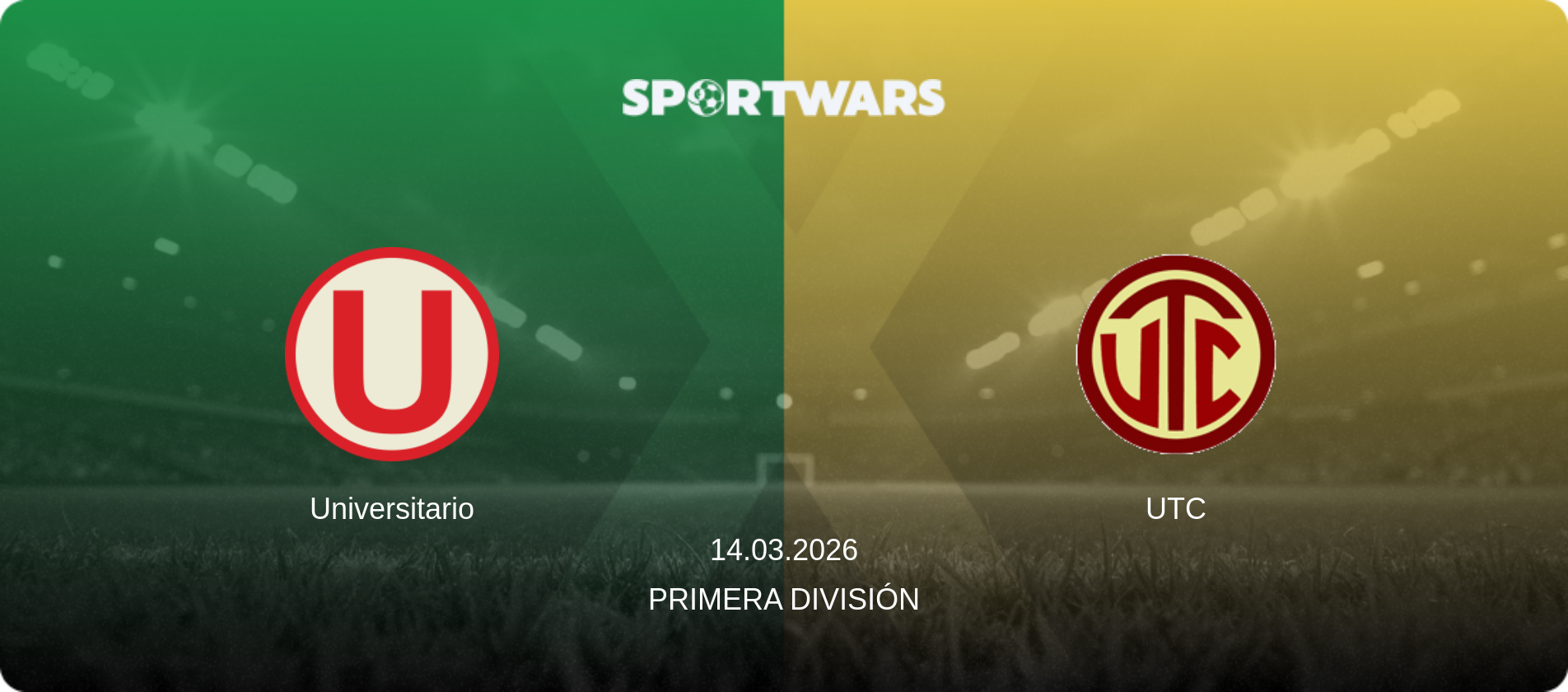 Universitario — UTC, 14.03.2026 — Primera División (match preview)