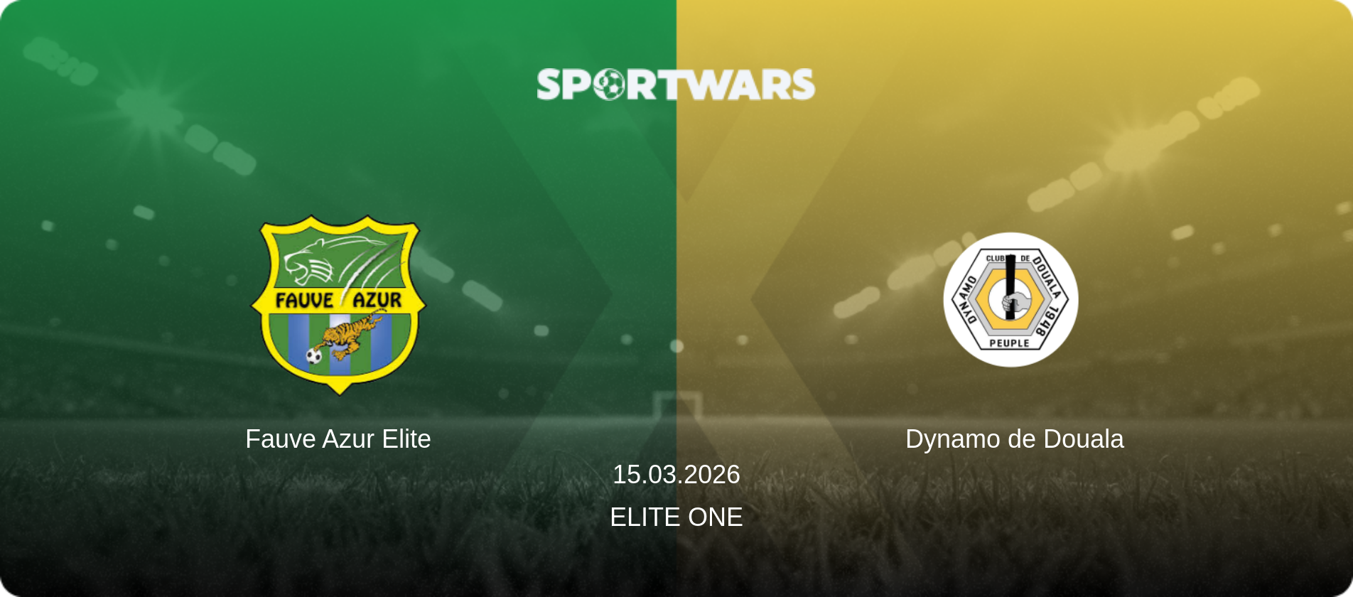 Fauve Azur Elite — Dynamo de Douala, 15.03.2026 — Elite One (match preview)