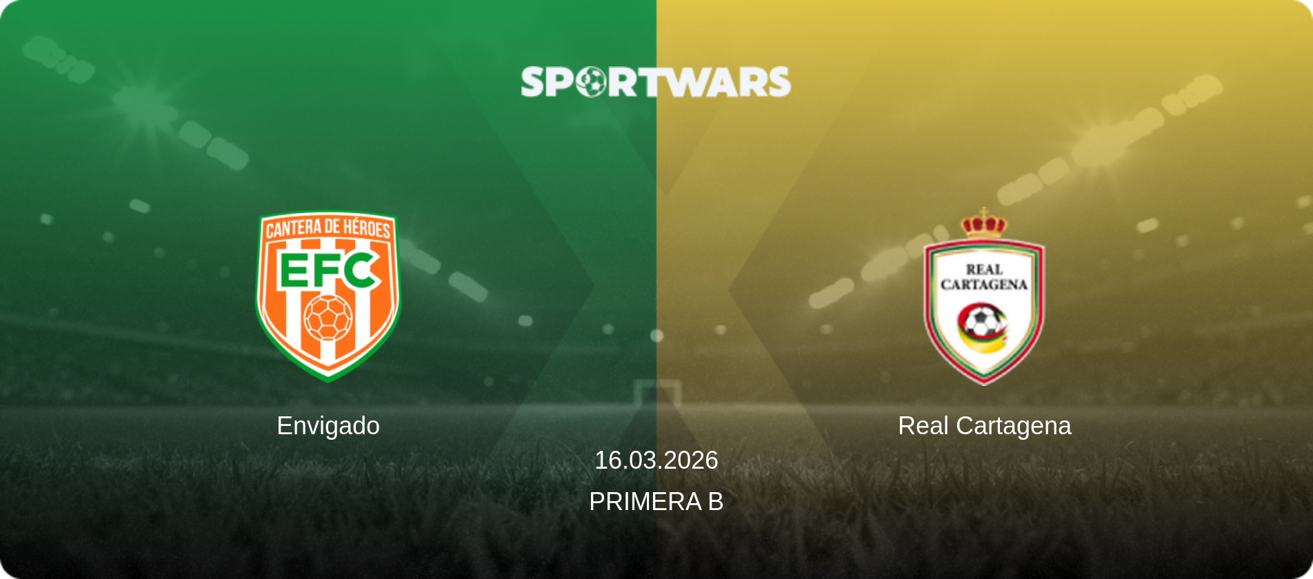 Envigado — Real Cartagena, 16.03.2026 — Primera B (match preview)