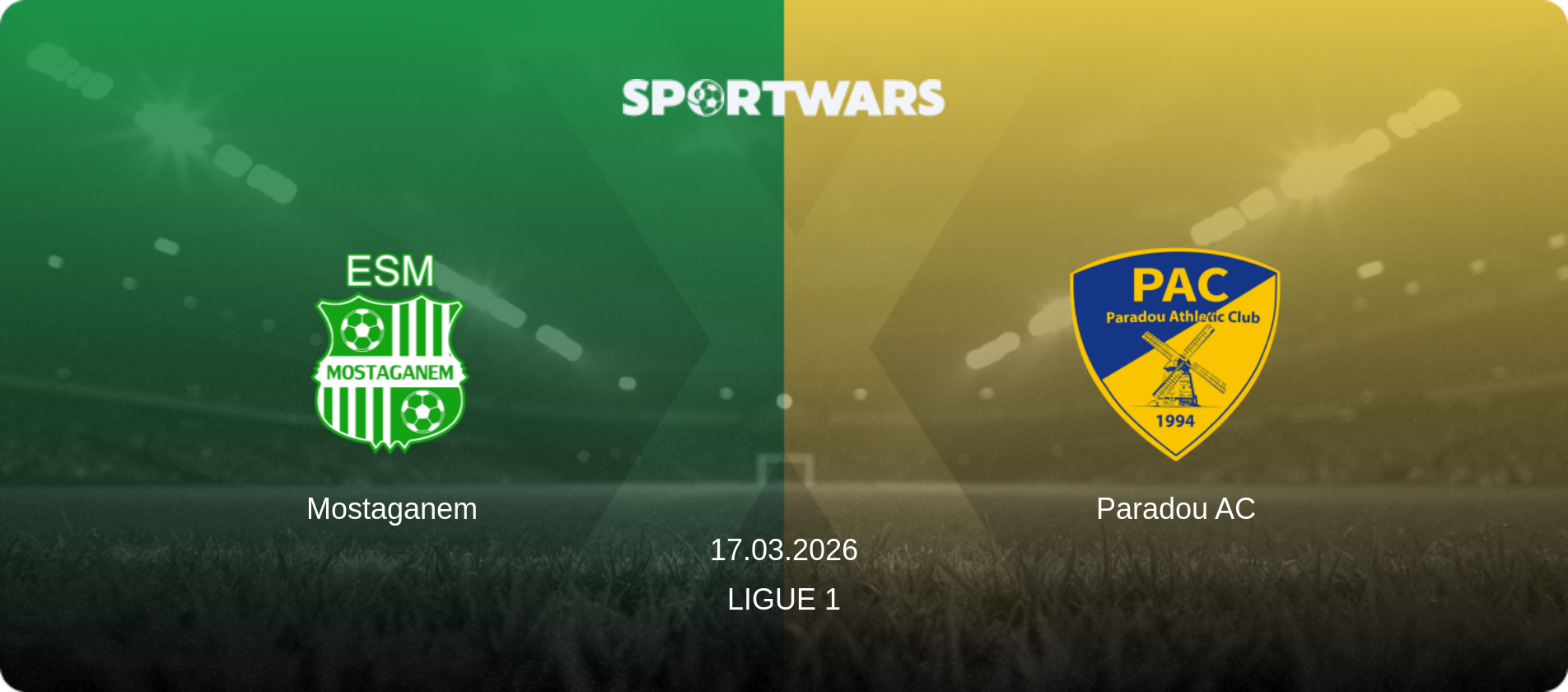 Mostaganem — Paradou AC, 17.03.2026 — Ligue 1 (match preview)