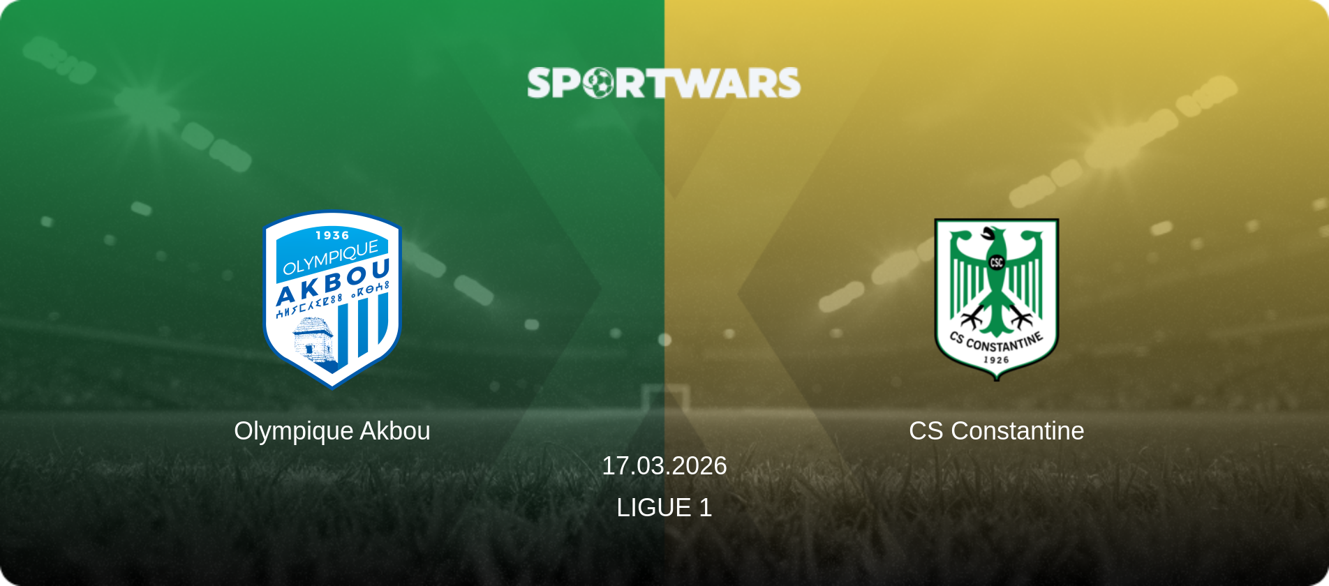 Olympique Akbou — CS Constantine, 17.03.2026 — Ligue 1 (match preview)