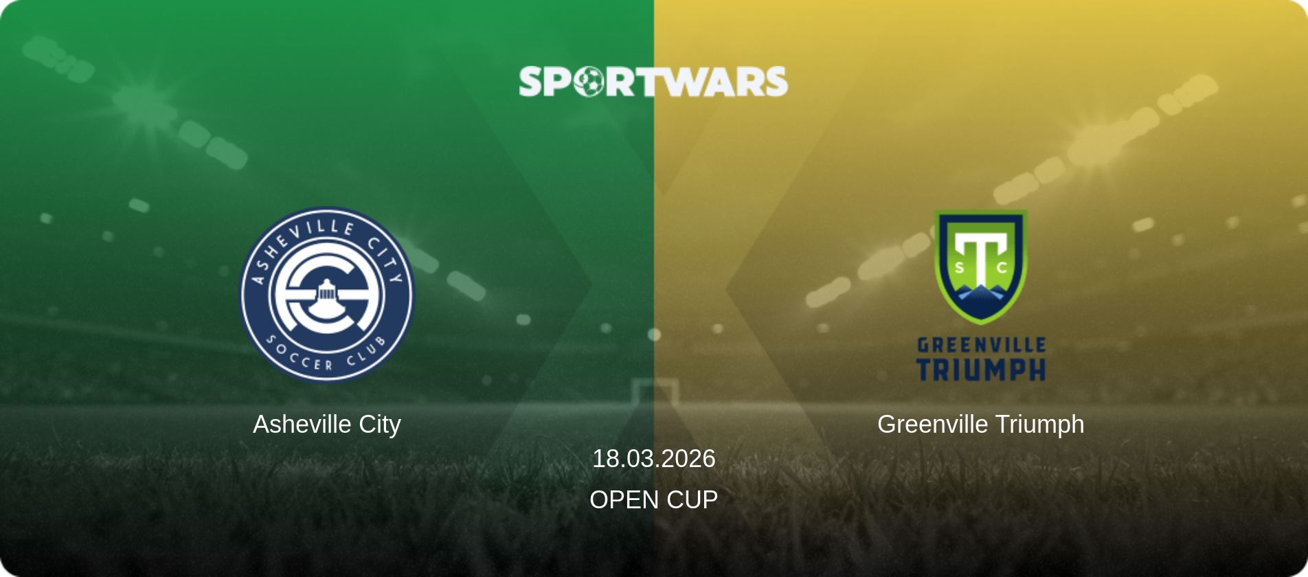 Asheville City — Greenville Triumph, 18.03.2026 — Open Cup (match preview)