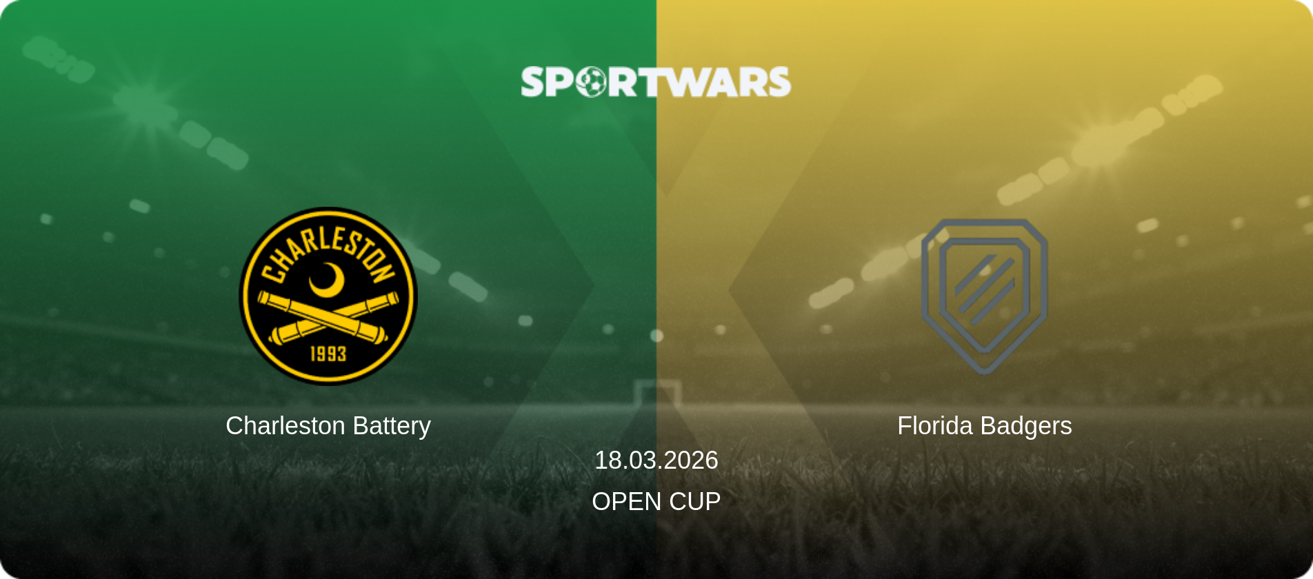 Charleston Battery — Florida Badgers, 18.03.2026 — Open Cup (match preview)