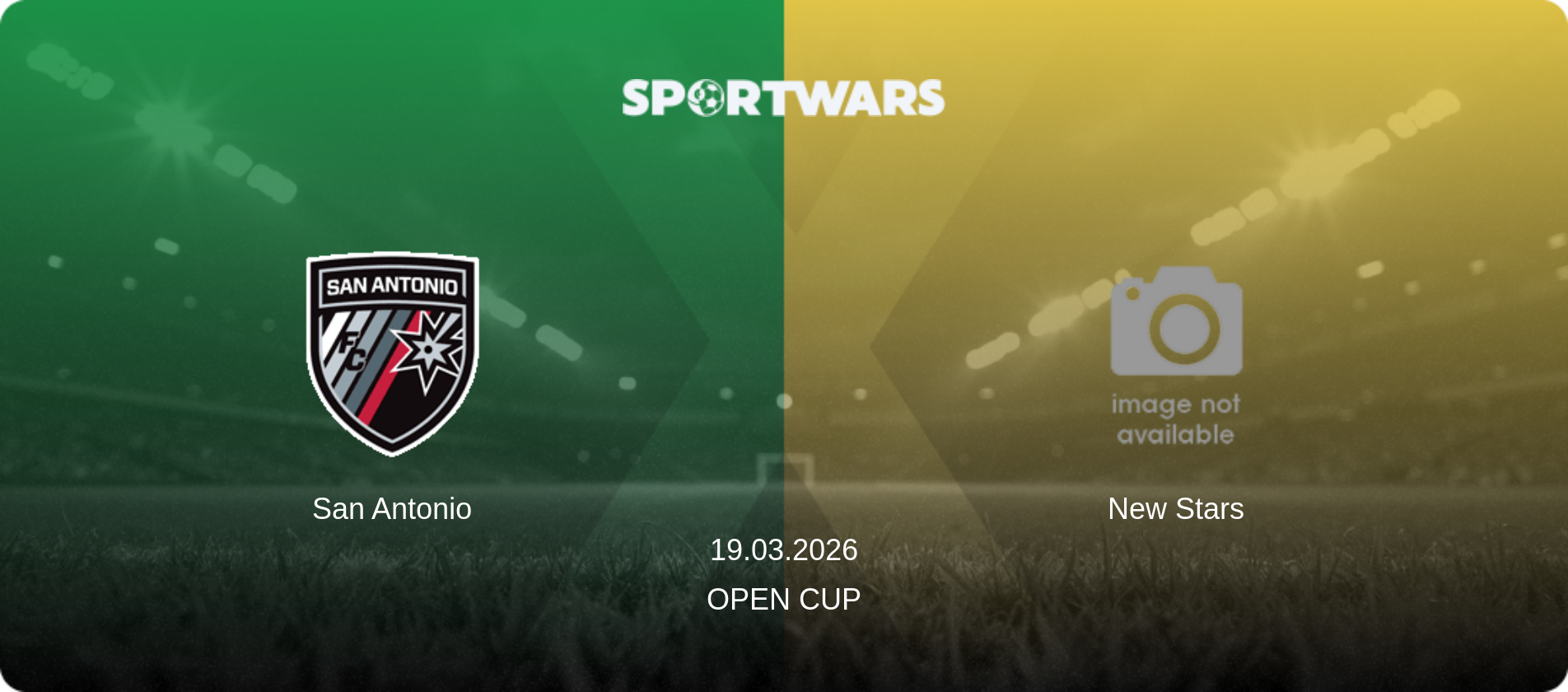 San Antonio — New Stars, 19.03.2026 — Open Cup (match preview)