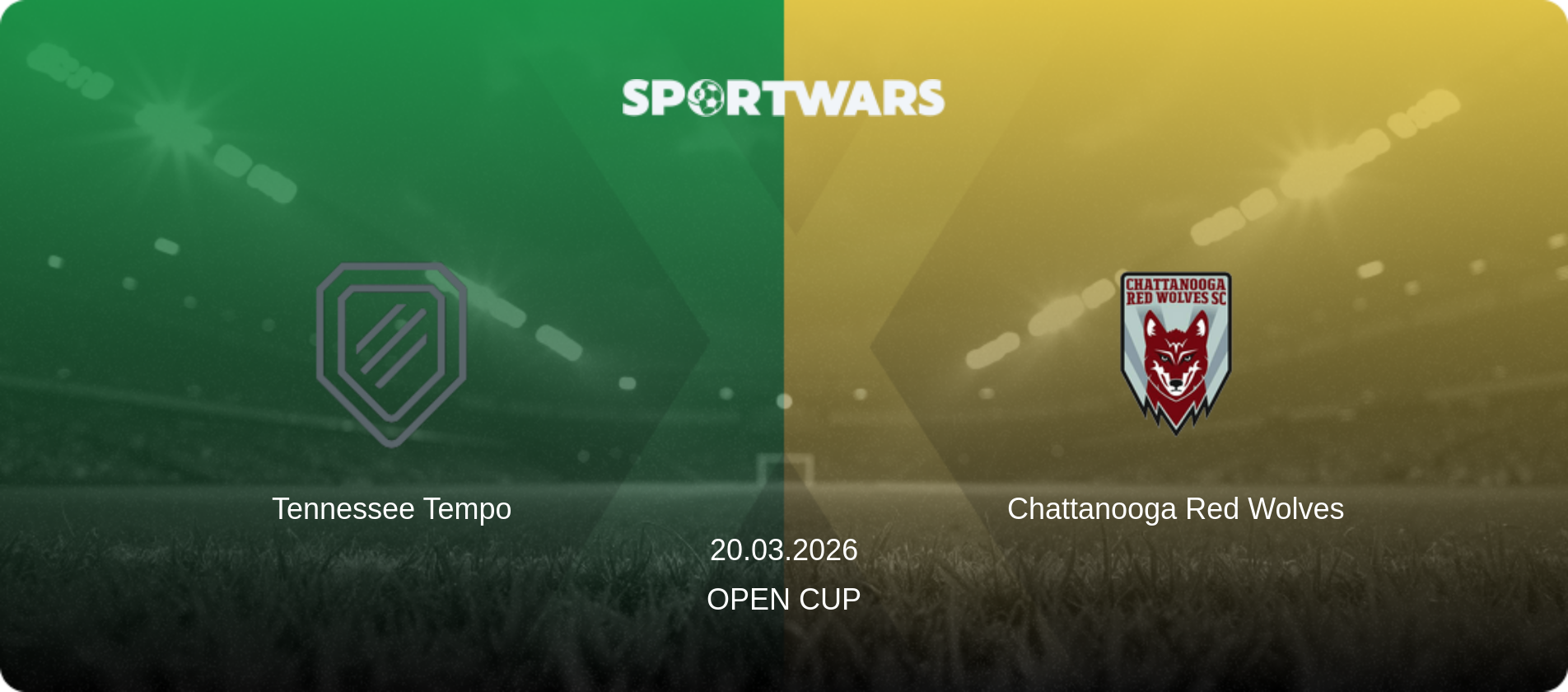 Tennessee Tempo — Chattanooga Red Wolves, 20.03.2026 — Open Cup (match preview)