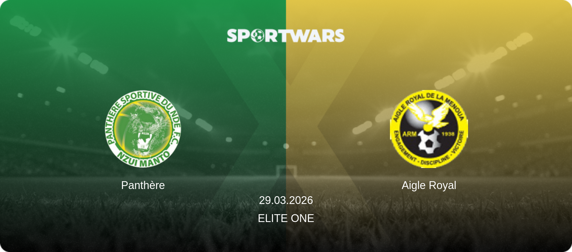 Panthère — Aigle Royal, 29.03.2026 — Elite One (match preview)
