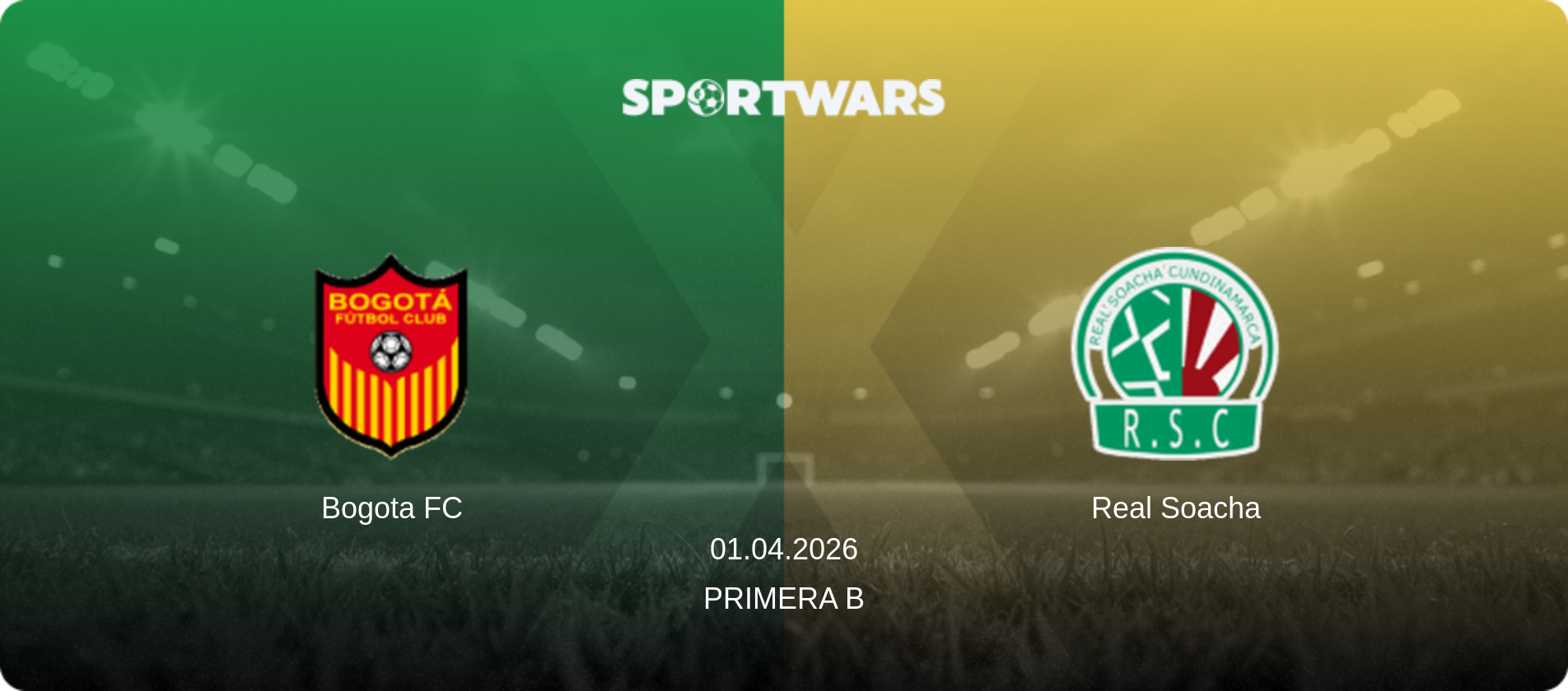 Bogota FC — Real Soacha, 01.04.2026 — Primera B (match preview)