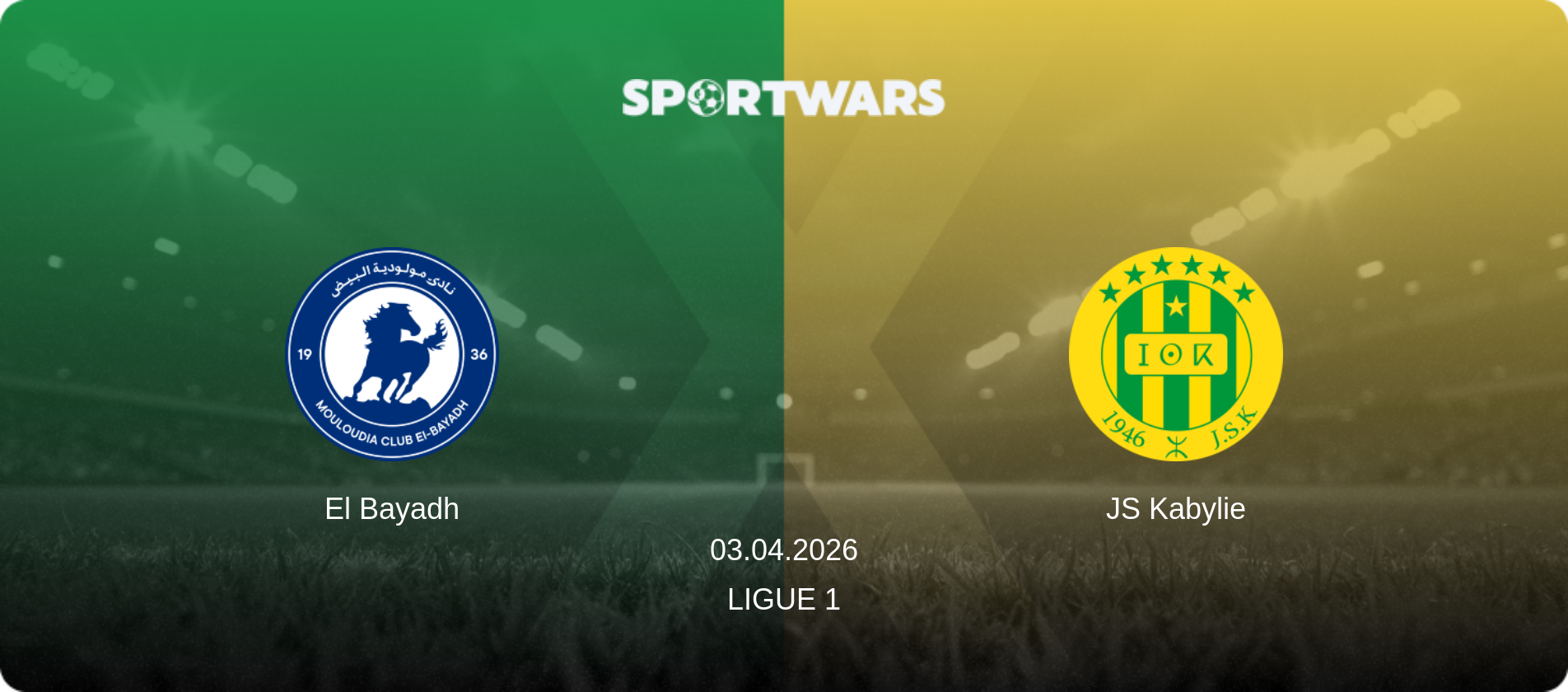 El Bayadh — JS Kabylie, 03.04.2026 — Ligue 1 (match preview)