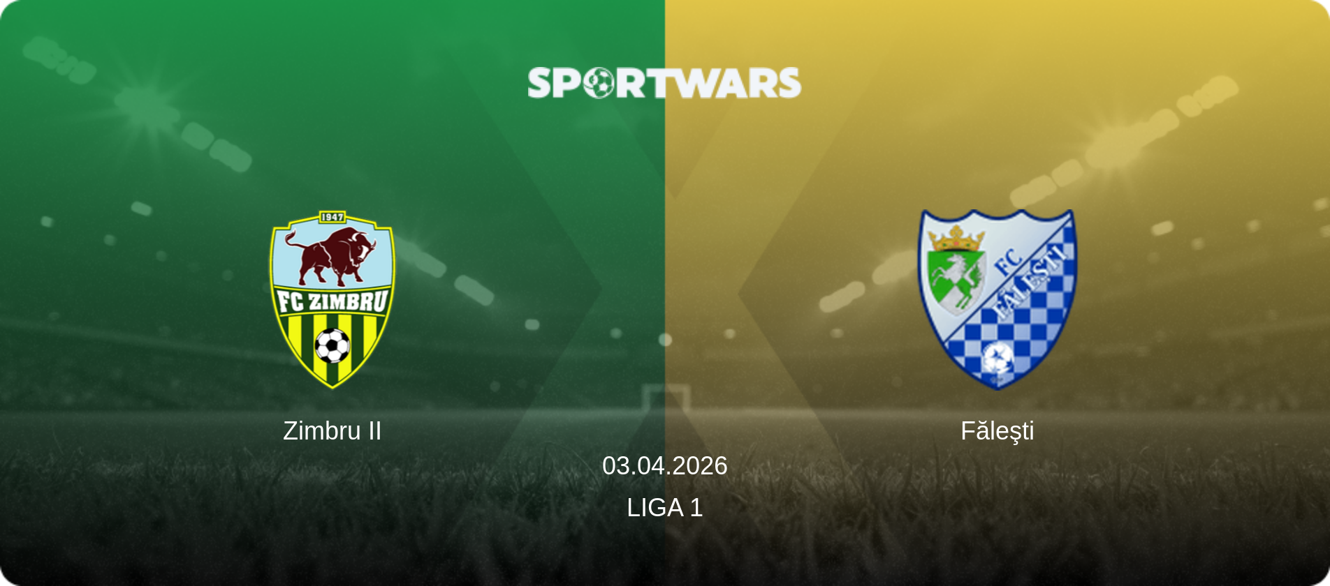 Zimbru II — Făleşti, 03.04.2026 — Liga 1 (match preview)