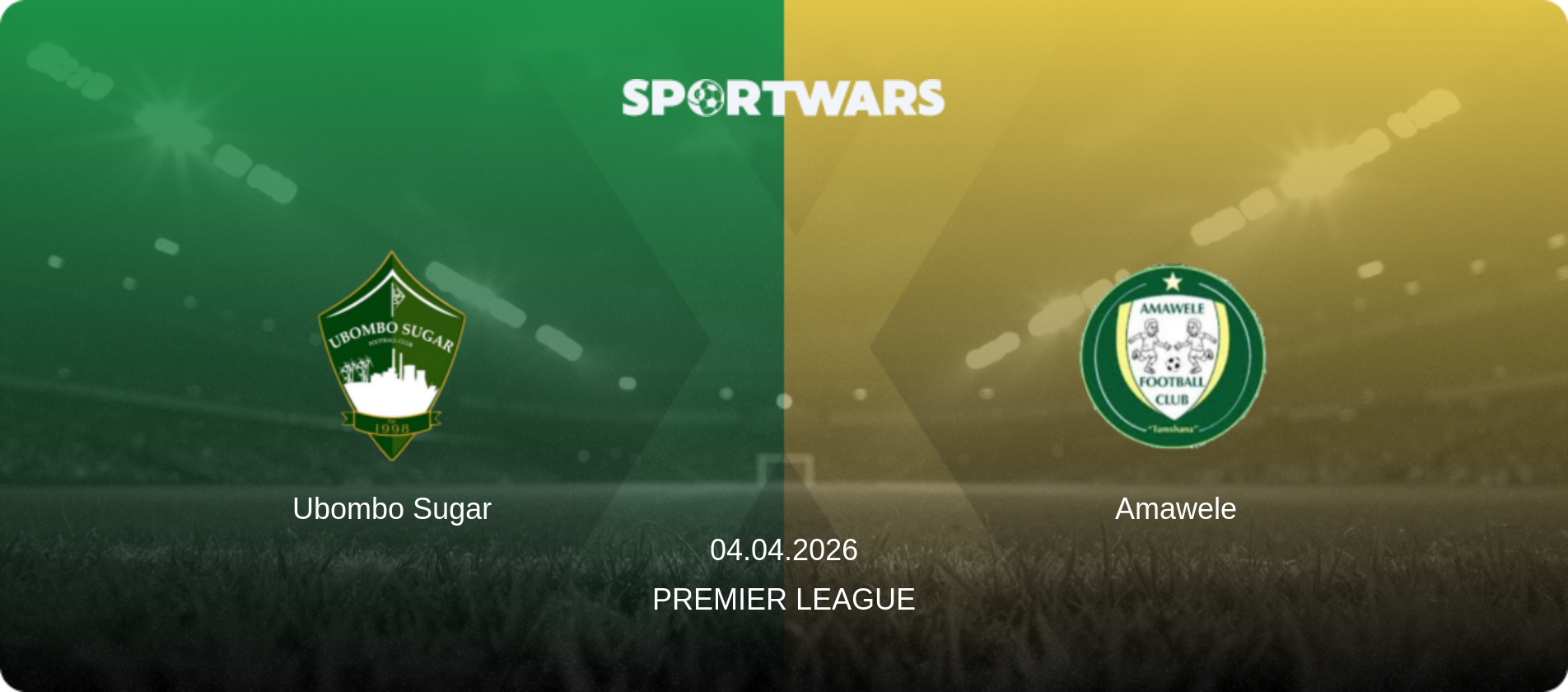 Ubombo Sugar — Amawele, 04.04.2026 — Premier League (match preview)