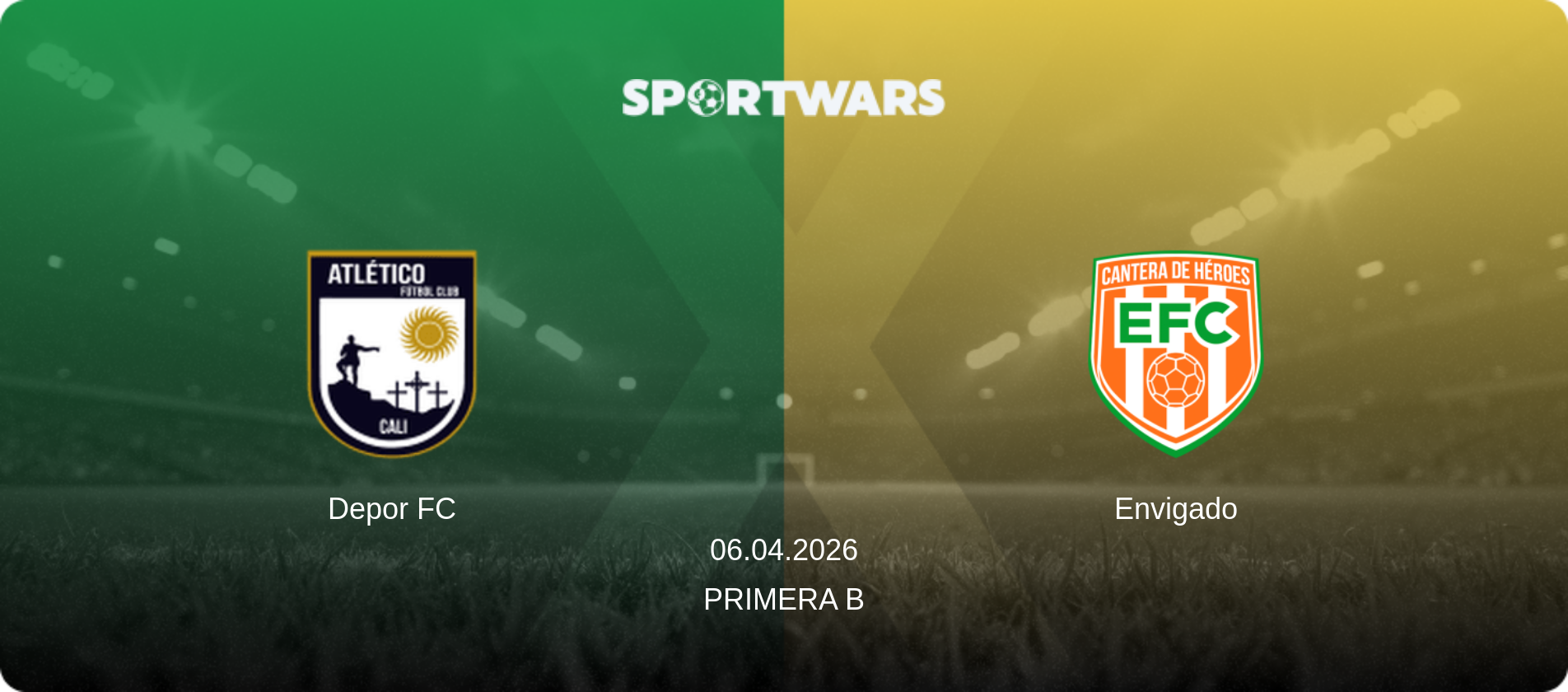 Depor FC — Envigado, 06.04.2026 — Primera B (match preview)