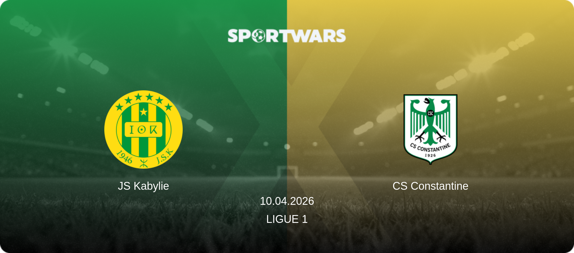 JS Kabylie — CS Constantine, 10.04.2026 — Ligue 1 (match preview)