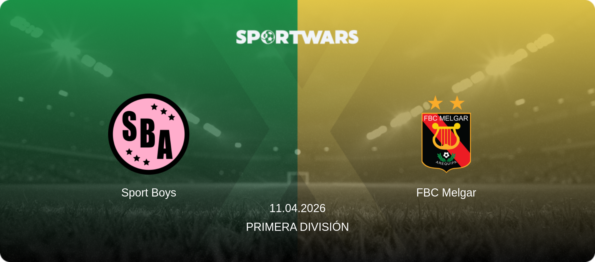 Sport Boys — FBC Melgar, 11.04.2026 — Primera División (match preview)