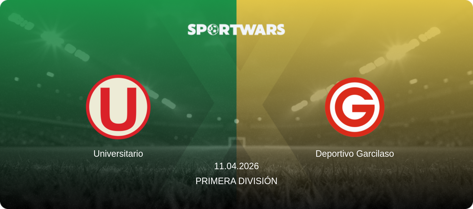 Universitario — Deportivo Garcilaso, 11.04.2026 — Primera División (match preview)