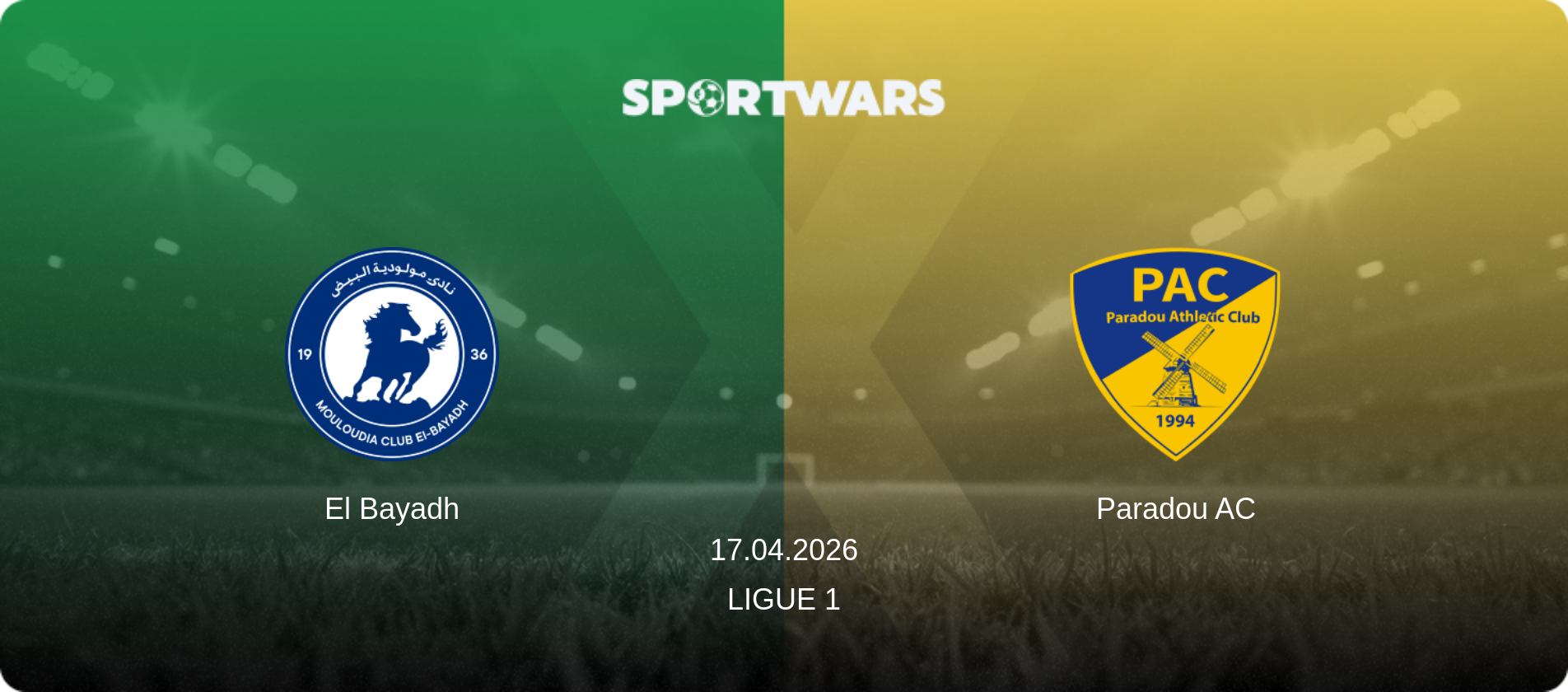 El Bayadh — Paradou AC, 17.04.2026 — Ligue 1 (match preview)